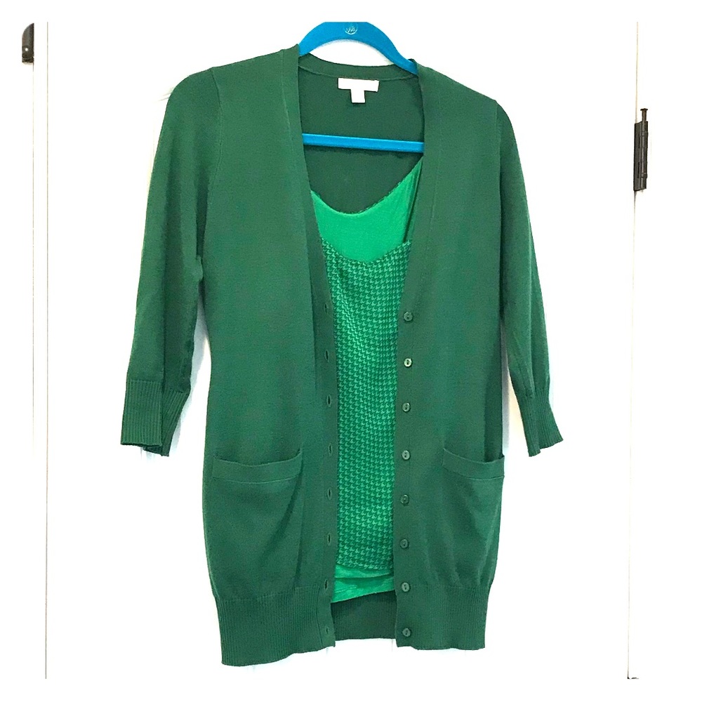 Cardigan and cami set